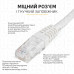 Патч-корд сетевой кабель Интернет gigabit ethernet Cat 6 RJ45 Lan Cable 1 м Kayfovo LC-6 Белый