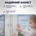 Детский замок на окна Penkid Safety Lock с белым тросом - тросовый ограничитель открывания окна для детей.