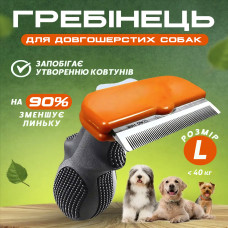 Дешеддер с кнопкой для кошек и собак щетка для удаления подшерстка 66 мм ширина лезвия Kayfovo FR66