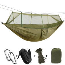 Гамак походный c москитной сеткой Dense forest olive Хаки 260х140