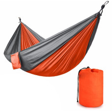 Гамак Kayfovo Chill 260 x 140 см + крепления Серо-Оранжевый