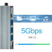 USB Хаб HUB Type C 4K HDMI Type-C 3хUSB-3.0 TF/SD Картридер PD Type-C 7 в 1 Kayfovo UH-TP7
