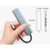 USB Хаб HUB Type C 4K HDMI Type-C 3хUSB-3.0 TF/SD Картридер PD Type-C 7 в 1 Kayfovo UH-TP7