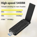 Беспроводной Wi-Fi адаптер USB 3.0 Wi-Fi 6E (AX) 2.4G/5G/6Ghz 5400 Мбит/с AX5400M Wifi ресивер Kayfovo WA-5400
