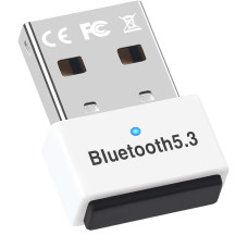 Bluetooth адаптер USB Dongle Dual Mode Bluetooth 5.3 + BLE White Kayfovo BAW-53