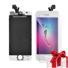 Дисплей iPhone 5 экран Белый iPhone модуль сенсор LCD для iPhone тачскрин стекло сенсор на iPhone White Защитное стекло в Подарок PAVLYSH (PD-16)