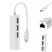 USB хаб на 3-Port USB 2.0 Ethernet переходник для MacBook адаптер USB hub для Apple Type-C на 3 USB 2.0 Hub PAVLYSH H-2