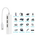 USB хаб на 3-Port USB 2.0 Ethernet переходник для MacBook адаптер USB hub для Apple Type-C на 3 USB 2.0 Hub PAVLYSH H-2
