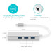 USB хаб на 3-Port USB 2.0 Ethernet переходник для MacBook адаптер USB hub для Apple Type-C на 3 USB 2.0 Hub PAVLYSH H-2