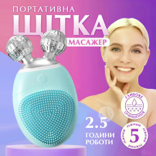Щетка для лица массажер для лица и шеи ультразвуковая щетка для очищения кожи водонепроницаемая электрическая щетка с микротоками для ежедневного ухода очищение пор массаж и лифтинг лица антивозрастная щетка для женщин FCM green Щетка для лица массажер для лица и шеи ультразвуковая щетка для очищения кожи водонепроницаемая электрическая щетка с микротоками для ежедневного ухода очищение пор массаж и лифтинг лица антивозрастная щетка для женщин FCM green