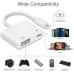 Переходник для iPhone на USB для подключения камеры с разъемом зарядки кабель Lightning на USB адаптер Kayfovo PA-53