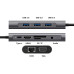 USB хаб Type C 10 в 1 HDMI VGA AUX 3.5 mm SD/TF Card Reader USB Hub 3x3.0 Ethernet LAN RJ 45 USB C Charging PAVLYSH H-4