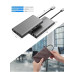 USB хаб Type C 10 в 1 HDMI VGA AUX 3.5 mm SD/TF Card Reader USB Hub 3x3.0 Ethernet LAN RJ 45 USB C Charging PAVLYSH H-4