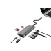 USB хаб Type C 8 в 1 HDMI USB Hub 3x3.0 Ethernet LAN RJ 45 USB SD TF Card Reader USB C переходник USB-C PAVLYSH P4