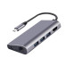 USB хаб Type C 8 в 1 HDMI USB Hub 3x3.0 Ethernet LAN RJ 45 USB SD TF Card Reader USB C переходник USB-C PAVLYSH P4