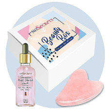 Уход для лица Косметический набор для лица подарочный комплект NoSecrets Happy Skin Beauty Box Anti Wrinkle 2in1 (Сывородка 30ml + Скребок)