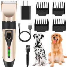 Машинка для стрижки животных Профессиональная бесшумная машинка для стрижки собак или кошек Беспроводной триммер для животных Машинка для груминга Kayfovo C6