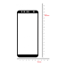 Защитное стекло для Samsung Galaxy J6 Plus 2018 SM-J610 Black 