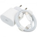 Комплект быстрой зарядки Hifriend для Apple iPhone, Сетевое зарядное устройство 18W USB-C + Кабель USB-C Lightning 2M