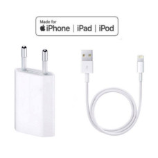 Зарядка для iPhone Комплект, Зарядное устройство для Apple USB Power Adapter 5W + Кабель для айфон USB to Lightning 2м