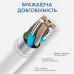 Кабель для зарядки iPhone apple lightning быстрая зарядка iPad Data Cable fast charge с разъемом Apple Lightning to USB зарядка 1м
