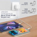 Комплект быстрой зарядки для Apple iPhone iPad Блок 35 Вт USB-C + 2 Кабеля зарядки USB-C to Lightning 1М Kayfovo B35C11