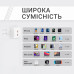 Быстрая зарядка Сетевое зарядное устройство Dual USB-C 35W Блок питания для айфон двойной Type-C Power Adapter Адаптер для зарядки Samsung/iPhone/iPad White мощные зарядные устройства Kayfovo B35
