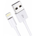 Зарядный комплект для Apple устройств - Сетевой адаптер 5W + метровый кабель зарядки USB to Lightning (Белый)