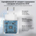 Быстрая зарядка для iPad IPhone 20W USB-C Сетевое зарядное устройство зарядный блок Kayfovo S20W White