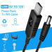 Кабель-переходник BERGER "WiFi Boost" - переходник повышающий  с USB 5V на 12V DC 5.5*2.5 для роутера 