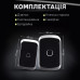 Беспроводной дверной звонок музыкальный водонепроницаемый DoorBell Комплект дверного звонка дальность радио действия до 300 м Kayfovo DB-13 black 