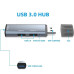 USB HUB на 3 юсб порта, 1 порт USB 3.0 / 2 порта USB 2.0 для Ноутбука ПК Картридер USB Kayfovo UH-3