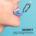 Чехол брелок для Apple AirTag с карабином Blue, Green, Light-Blue-White, Green-White Комплект из 4 шт Kayfovo BGLBWGW4