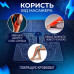 Массажер для ног ступней вибрационный массажер стимулирующий кровообращение Електрический массажный коврик  Foot Massager лечебный коврик для ног Kayfovo HN35 Black