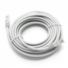 20 метров Сетевой Патч корд  UTP LAN кабель для интернета до 1000 Мбит/с (Gigabit Ethernet, 10 Гбит/с)  надежная передача данных,  долговечность, Gigabit Ethernet, 10 Гбит/с.