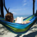 Подвесной компактный тканевый одноместный гамак KingCamp Canvas Hammock Dark Blue (KG3752/42)