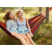 Подвесной Мексиканский тканевый гамак из хлопка 200x150 см с чехлом и планкой - погружение в комфорт и красоту Подвесной Мексиканский тканевый гамак из хлопка 200x150 см с чехлом и планкой - погружение в комфорт и красоту