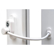 Детский замок на окна Penkid Safety Lock 550 с тросом белый замок для безопасности окон в детской комнате, блокиратор.