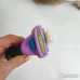 FURminator фурминатор с кнопкой для собак и котов для удаления шерсти универсальный, расческа от шерсти для домашних животных Размер L 6,5см ширина лезвия (462655)