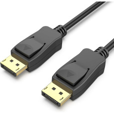 Кабель для ноутбука DP to DP адаптер DisplayPort to DP Black 4Kx2K переходник для монитора 1.8 м Kayfovo M-35