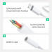 Адаптер Lightning - 3.5 mm Переходник для наушников iPhone на AUX 3.5mm кабель на iPad для аудио AUX Kayfovo AD - 10 