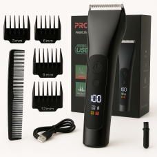 Машинка для стрижки животных Набор для груминга  Профессиональная бесшумная машинка для стрижки собак или кошек Беспроводной триммер для животных Машинка для груминга Kayfovo T17 