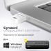 Bluetooth adapter 5.3 Блютуз для ПК беспроводных наушников  ноутбука Блютуз адаптер USB Dual-mode White Kayfovo BL23 