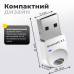 Bluetooth adapter 5.3 Блютуз для ПК беспроводных наушников  ноутбука Блютуз адаптер USB Dual-mode White Kayfovo BL23 